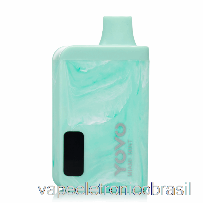 Vape Eletrônico Yovo Jb8000 Descartável Miami Mint